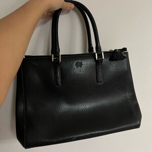 Anya Hindmarch Ebury Black Leather Handbag Tote